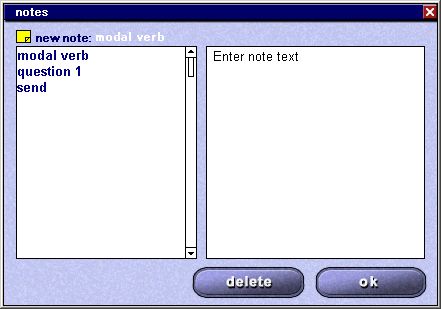 Longman WordWise Dictionary(2001 first edition):notes window