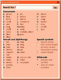 Macmillan English Dictionary(2002 first edition):sound search